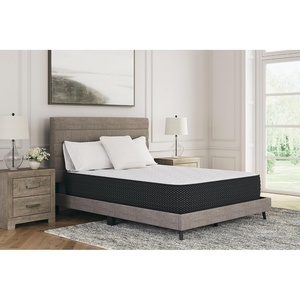 image:imageSignature Design by Ashley Plush 12 Inch Hybrid Mattress with Gel Memory Foam and Edge Support for Cool Sleep and Pressure Relief Twin FiberglassFree Bed In A BoxKing