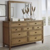image:imageSignature Design by Ashley 10 Drawer Modern Farmhouse Wood Dresser BrownBrown