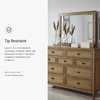 image:imageSignature Design by Ashley 10 Drawer Modern Farmhouse Wood Dresser BrownBrown