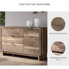 image:imageSignature Design by Ashley 10 Drawer Modern Farmhouse Wood Dresser BrownBrown