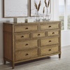 image:imageSignature Design by Ashley 10 Drawer Modern Farmhouse Wood Dresser BrownBrown