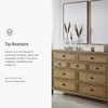 image:imageSignature Design by Ashley 10 Drawer Modern Farmhouse Wood Dresser BrownBrown