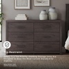 image:imageSignature Design by Ashley 10 Drawer Modern Farmhouse Wood Dresser BrownCharcoal