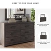 image:imageSignature Design by Ashley 10 Drawer Modern Farmhouse Wood Dresser BrownCharcoal