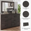 image:imageSignature Design by Ashley 10 Drawer Modern Farmhouse Wood Dresser BrownCharcoal
