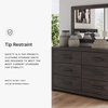image:imageSignature Design by Ashley 10 Drawer Modern Farmhouse Wood Dresser BrownCharcoal
