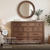 image:imageSignature Design by Ashley 10 Drawer Modern Farmhouse Wood Dresser BrownMedium Brown