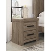 image:imageSignature Design by Ashley 2Drawer Nightstand with USB Light Brown
