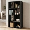image:imageSignature Design by Ashley 4 Cube Storage Organizer White BookshelfBlack