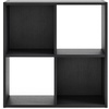image:imageSignature Design by Ashley 4 Cube Storage Organizer White BookshelfBlack