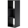 image:imageSignature Design by Ashley 4 Cube Storage Organizer White BookshelfBlack