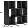 image:imageSignature Design by Ashley 4 Cube Storage Organizer White BookshelfBlack