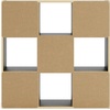 image:imageSignature Design by Ashley 4 Cube Storage Organizer White BookshelfBlack