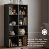 image:imageSignature Design by Ashley 4 Cube Storage Organizer White BookshelfBlack