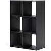 image:imageSignature Design by Ashley 4 Cube Storage Organizer White BookshelfBlack