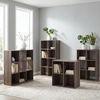 image:imageSignature Design by Ashley 4 Cube Storage Organizer White BookshelfBrown