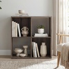 image:imageSignature Design by Ashley 4 Cube Storage Organizer White BookshelfBrown