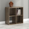 image:imageSignature Design by Ashley 4 Cube Storage Organizer White BookshelfBrown
