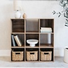image:imageSignature Design by Ashley 4 Cube Storage Organizer White BookshelfBrown