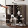 image:imageSignature Design by Ashley 4 Cube Storage Organizer White BookshelfBrown