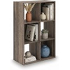 image:imageSignature Design by Ashley 4 Cube Storage Organizer White BookshelfBrown