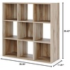 image:imageSignature Design by Ashley 4 Cube Storage Organizer White BookshelfBrown