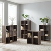 image:imageSignature Design by Ashley 4 Cube Storage Organizer White BookshelfBrown