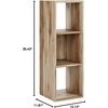 image:imageSignature Design by Ashley 4 Cube Storage Organizer White BookshelfBrown