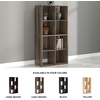 image:imageSignature Design by Ashley 4 Cube Storage Organizer White BookshelfBrown