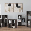 image:imageSignature Design by Ashley 4 Cube Storage Organizer White BookshelfCharcoal