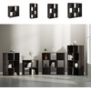 image:imageSignature Design by Ashley 4 Cube Storage Organizer White BookshelfCharcoal