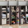 image:imageSignature Design by Ashley 4 Cube Storage Organizer White BookshelfCharcoal
