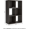 image:imageSignature Design by Ashley 4 Cube Storage Organizer White BookshelfCharcoal