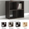 image:imageSignature Design by Ashley 4 Cube Storage Organizer White BookshelfCharcoal