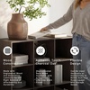 image:imageSignature Design by Ashley 4 Cube Storage Organizer White BookshelfCharcoal