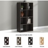 image:imageSignature Design by Ashley 4 Cube Storage Organizer White BookshelfCharcoal
