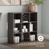image:imageSignature Design by Ashley 4 Cube Storage Organizer White BookshelfCharcoal