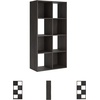 image:imageSignature Design by Ashley 4 Cube Storage Organizer White BookshelfCharcoal