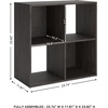 image:imageSignature Design by Ashley 4 Cube Storage Organizer White BookshelfCharcoal