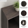 image:imageSignature Design by Ashley 4 Cube Storage Organizer White BookshelfCharcoal
