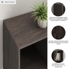 image:imageSignature Design by Ashley 4 Cube Storage Organizer White BookshelfCharcoal