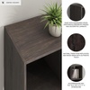 image:imageSignature Design by Ashley 4 Cube Storage Organizer White BookshelfCharcoal