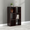 image:imageSignature Design by Ashley 4 Cube Storage Organizer White BookshelfCherryLight Brown