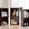 image:imageSignature Design by Ashley 4 Cube Storage Organizer White BookshelfCherryLight Brown