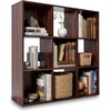 image:imageSignature Design by Ashley 4 Cube Storage Organizer White BookshelfCherryLight Brown