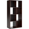 image:imageSignature Design by Ashley 4 Cube Storage Organizer White BookshelfCherryLight Brown