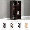 image:imageSignature Design by Ashley 4 Cube Storage Organizer White BookshelfCherryLight Brown