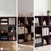 image:imageSignature Design by Ashley 4 Cube Storage Organizer White BookshelfCherryLight Brown