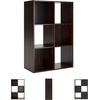 image:imageSignature Design by Ashley 4 Cube Storage Organizer White BookshelfCherryLight Brown