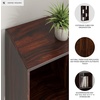 image:imageSignature Design by Ashley 4 Cube Storage Organizer White BookshelfCherryLight Brown